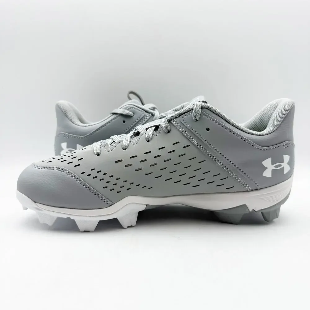 Under Armour Mens Leadoff Low RM Molded Baseball Cleats Size 12 Grey White NWOB